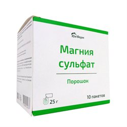 Магния сульфат пор 25г N10 (ЮжФарм)