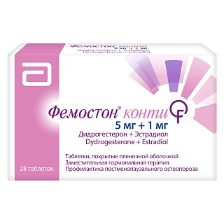 Фемостон конти таб 5мг+1мг N28 (Эбботт)