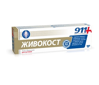 911Живокост бальзам-гель д/суст 100мл (Твинс Тэк)