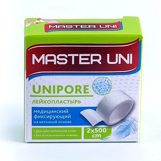 Мастер Юни лейкопласт неткан осн 2х500см (Фармлайн)