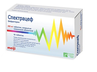 Спектрацеф таб 400мг N10 (Тедек Фарма)