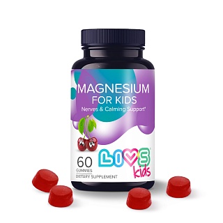 ЛИВС Магний цитрат д/дет вишня пастил жев N60 (Майя Фуд Индастрис)