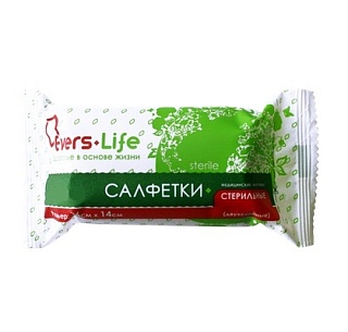 Лайф салфетки марлев стер 14х16см N10 (Навтекс)