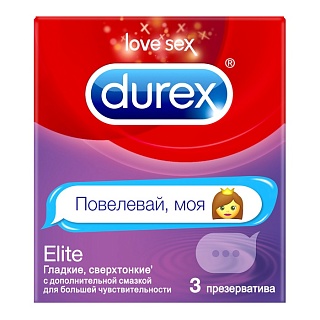 Дюрекс презервативы elit emoji N3 (Рекитт)