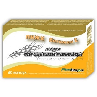 Зародышей пшеницы масло капс 300мг N60 (РеалКапс)