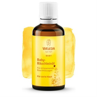 Веледа Масло д/массажа животика младенца 50мл 9508 (Веледа)