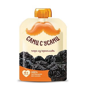 Сами с усами пюре чернослив 80г(Иваново КДП)